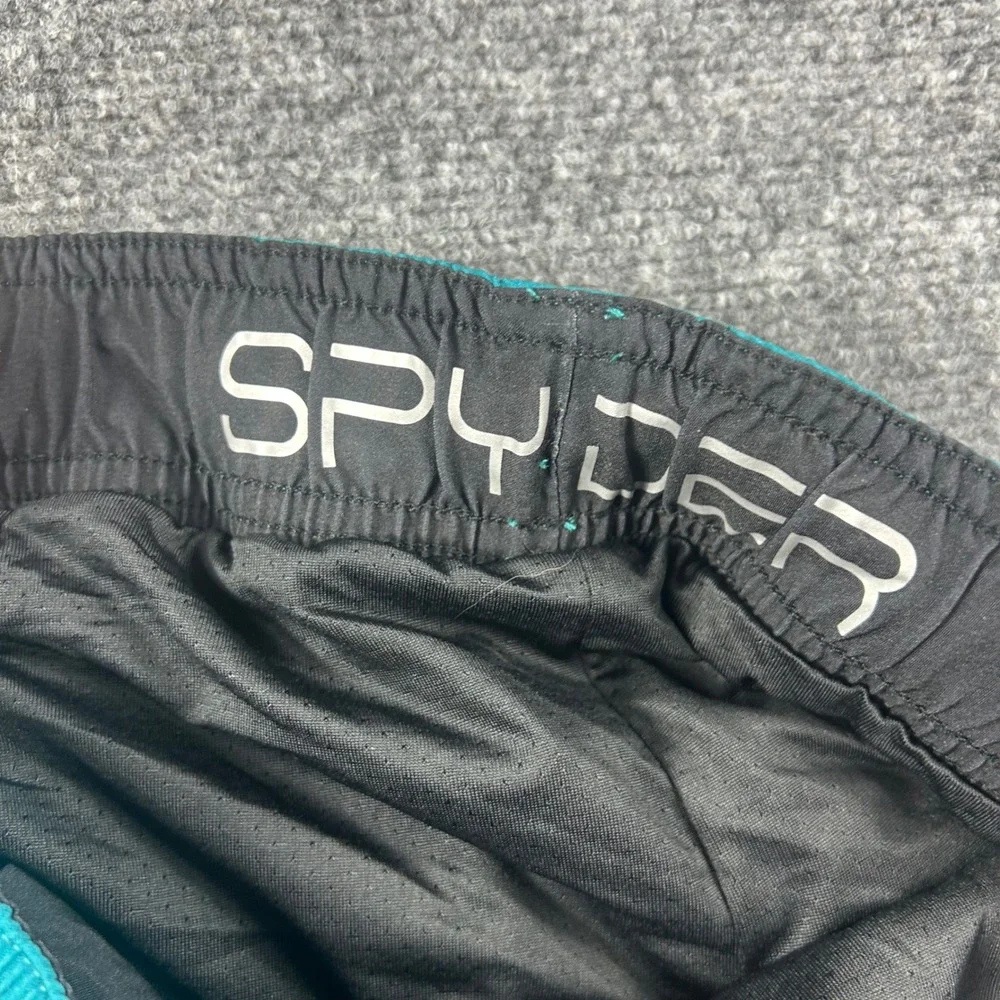 Spyder Swim Trunks Mens XXL Green Colorblock 7.5 Inseam Board Shorts New 1574791